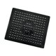 thumbnail image 1 of Alfombrilla para fregadero plegable antideslizante compacta multiusos para escurridor de vajilla Rectángulo negro, 1 of 9