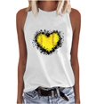 thumbnail image 4 of Birdeem T-Shirt Sans Manches Imprimé Mode pour Femmes Col Rond Ample, 4 of 9