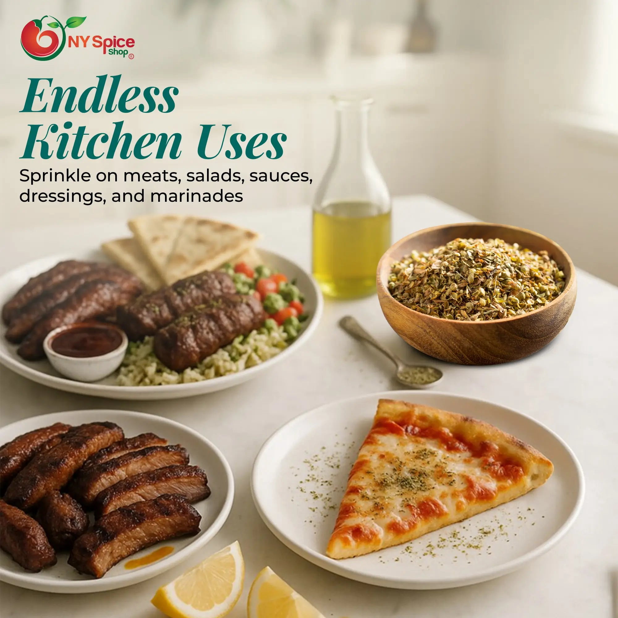 NY SPICE SHOP Greek Oregano - 5 Pound - Mediterranean Oregano - Greek Leaves Dried Oregano - Oreganos Dried Leaf - Dry Fresh Seasoning Oregano Leaves for Pizza, Soup, Greek Salads, Grilled Chicken