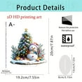 thumbnail image 3 of pdqouc Christmas Snowman & Tree 2D Acrylic Table Decor Festive Desktop Ornament for Home Living Room Table Shelf Desk Fireplace Mantle Tabletop Christmas Decorations, 3 of 7