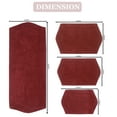 thumbnail image 4 of Home Weavers Waterford Collection 100% Cotton Non-Slip Bathroom Rug Set Machine Washable Bathroom Rug, Bath Rug, Bathroom Rug, Runner, Red Color 4 Piece Bath Rug set, 4 of 8
