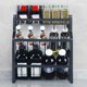 thumbnail image 5 of Estante de almacenamiento de cocina Organizador de botellas de condimentos Estante de metal Soporte para botellas de condimentos de encimera, oblicuo Speravity HA004803-01, 5 of 7