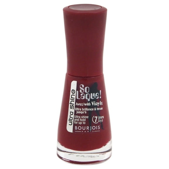 So Laque Ultra Shine -  22 Rouge Diva by Bourjois for Women - 0.3 oz Nail Polish