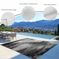 thumbnail image 3 of Black Grey Mountain Outdoor Rug for Patio/Deck, Non-Slip Large Area Rug 4 x 6 Ft, Misty Forest Nature Woodland Pine Tree Landscape Indoor Outdoor Rugs Washable Area Rugs, Camping Rug Carpet Runner, 3 of 8