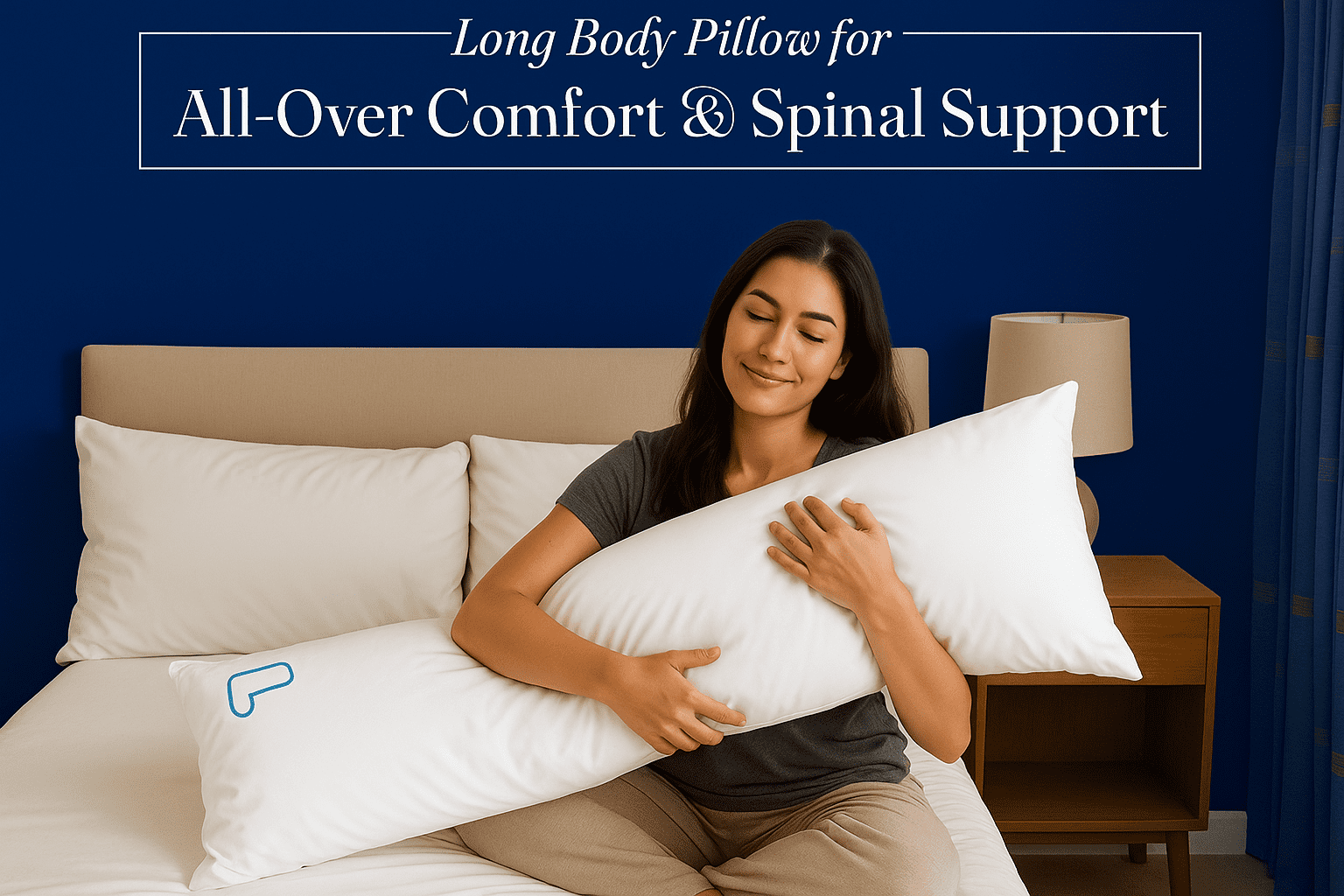 The snuggL: Standard Body Pillow 20x54 Long Body Pillow for Knee, Back and Shoulder Support with Cool Hypoallergenic Fibers