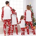thumbnail image 5 of Family Christmas Pajamas Matching Sets Fashion Sets Couples Matching Holiday Sleepwear, 5 of 11