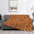 thumbnail image 2 of Rateoe Dachshund And Ball Pattern Flannel Throw Blanket, Ultra-soft Blanket for Bed, Couch, Car, Hypoallergenic Anti-pilling blanket-50"x40"(Horizontal), 2 of 6