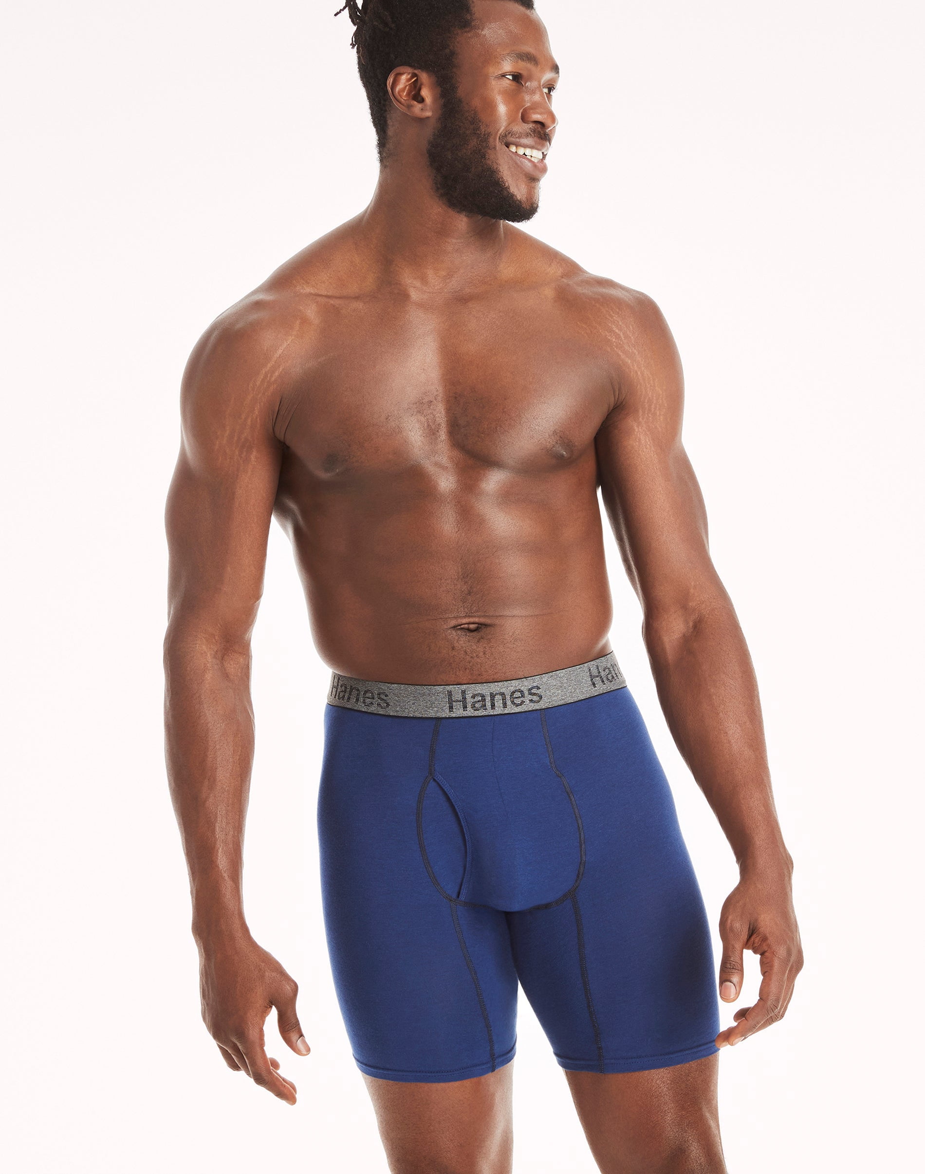 Hanes Comfort Flex Fit Men s Long Leg Boxer Brief Underwear