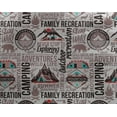 thumbnail image 5 of oneOone Georgette Viscose Rose Brown Fabric Camping Craft Projects Decor Fabric Printed By The Yard 42 Inch Wide, 5 of 5