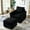 Black, variant on Corduroy Material Couch - Sturdy Construction - Living Area - Durable Furniture