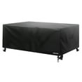 thumbnail image 4 of VEVOR Patio Furniture Cover, 420D Heavy Duty Waterproof Outdoor Dining Table and Chairs Cover, Large Rectangular Patio Table Covers with Air Vent for All Weather, 130L x 84W x 28H inch, Black, 4 of 9