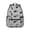 Border Collie Gray, variant on Pug and Heart Red Pattern Backpack for School, Cute School Bag with Adjustable Shoulder Straps and Padded Back, 15.3"x11"x7.1"