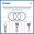 thumbnail image 2 of Koatukys WS03X10038 Junta tórica de carcasa de filtro de agua para GE GXWH01C CXWH08C GXWH04F GXWH20F GXWH20S GXRM10 y GX1S01R (paquete de 3), 2 of 8