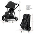 thumbnail image 3 of Cochecito de bebé Thule Shine, características del cochecito de tamaño completo, diseño compacto y liviano, asiento reversible, canasta de almacenamiento espaciosa, reposapiernas ajustable, plegado fá, 3 of 5