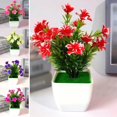 thumbnail image 5 of MYG Mini Simulation Blossom Bonsai Artificial Flower Plant Home Office Decoration, 5 of 5