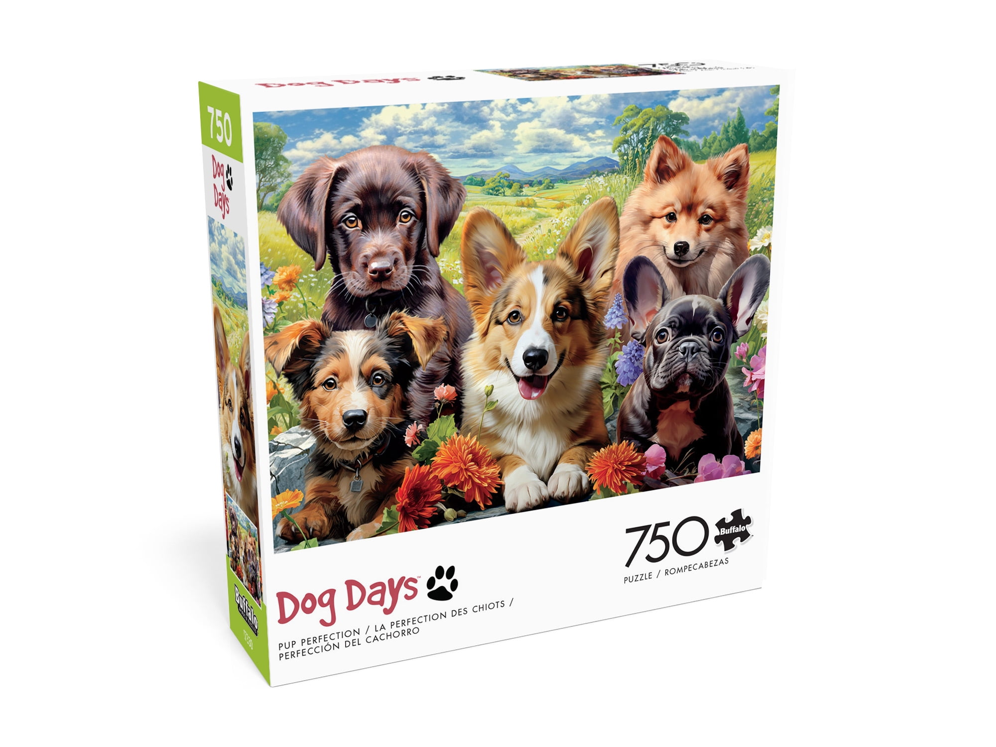 Buffalo Games Image World Pup Perfection 750 Piece Jigsaw Puzzle for Adults Challenging Puzzle Perfect for Game Nights - Finished Puzzle Size is 24 x 18