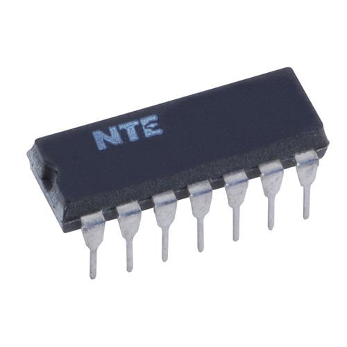 NTE Electronics NTE7495 Integrated Circuit TTL-4-Bit Parallel-Access Shift Register, 5.5V, 14-Lead DIP Package - NTE7495