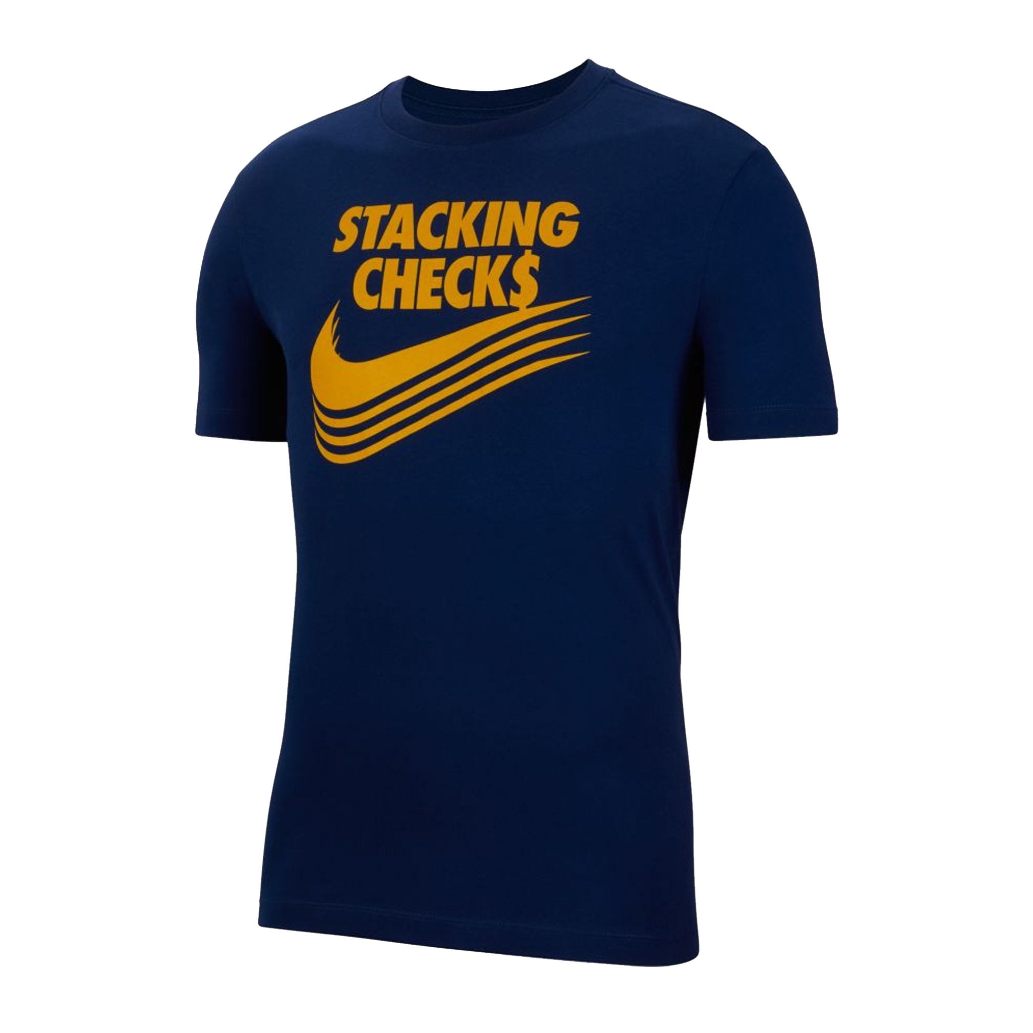 stacking checks nike shirt