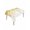 Lemon Yellow White, variant on Yellow Eucalyptus Leaves Rectangle Tablecloth, Spring Floral Summer Botanical Waterproof & StainResistant Tablecloth, Washable Oil-proof Table Cover for Dining/Party/Wedding/Camping/Buffet 60x84 In
