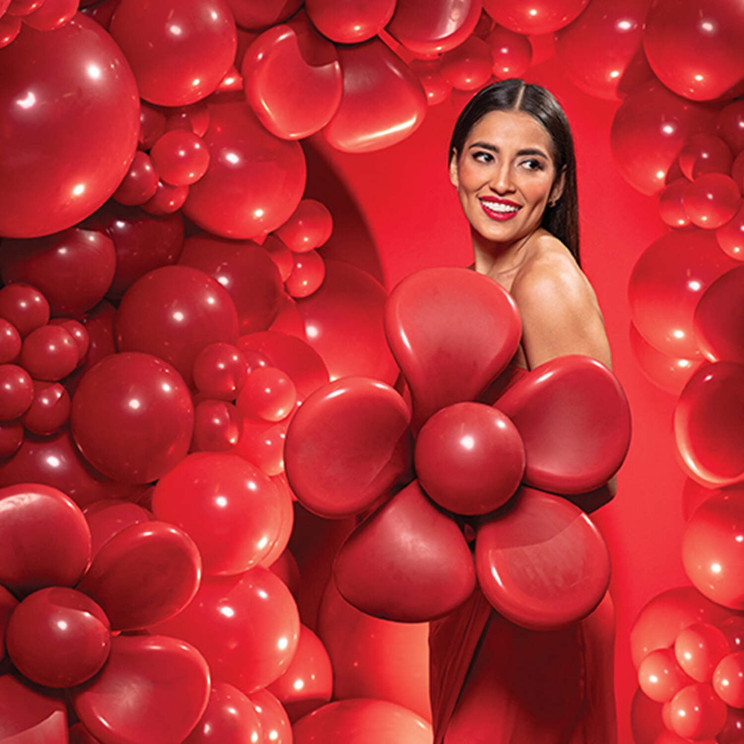 18 inch Sempertex Deluxe Imperial Red Latex Balloons (25 Pack) - Party Supplies Decorations