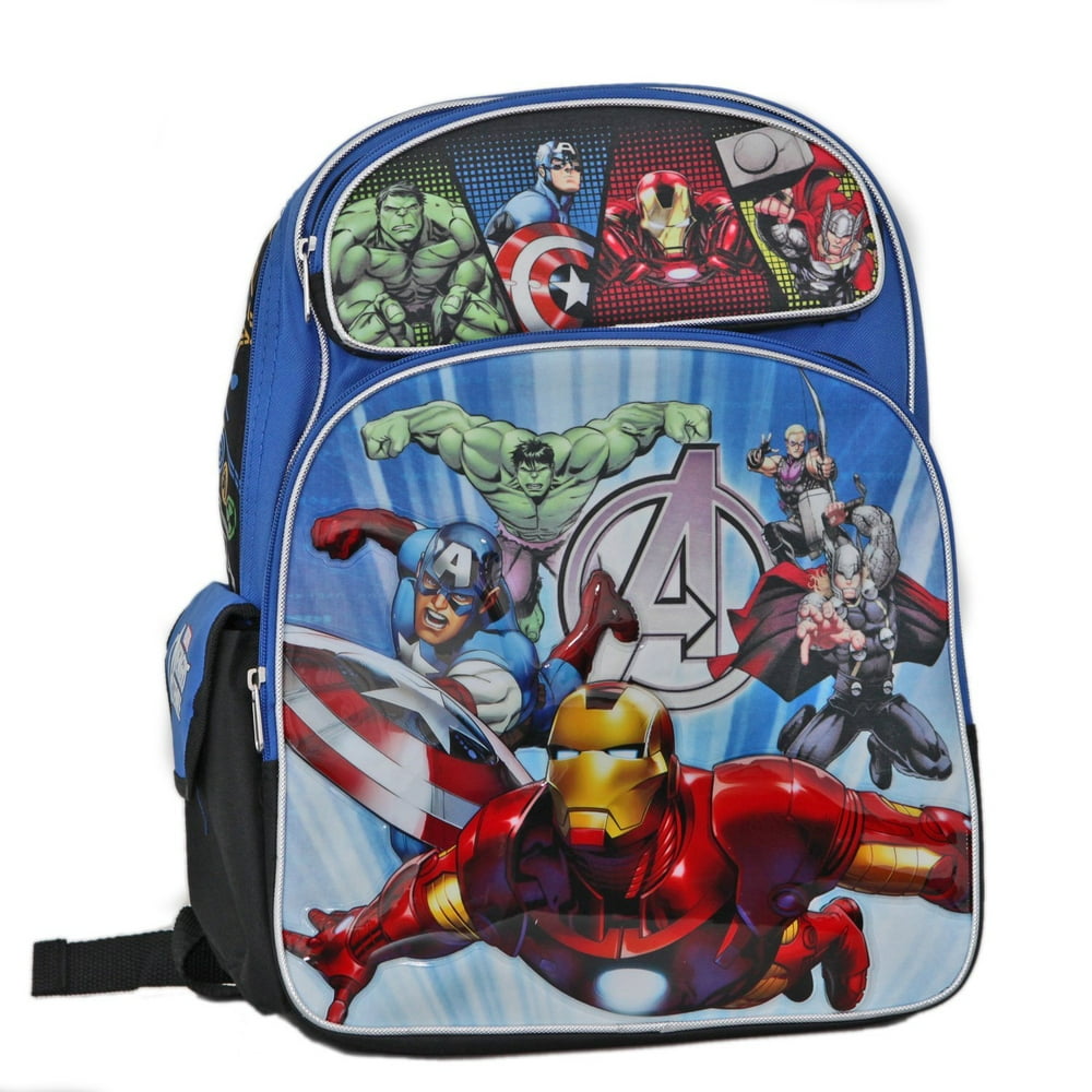 Marvel Backpack Marvel Avengers Assemble Large School Bag New