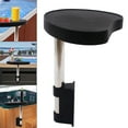 thumbnail image 2 of 360° Rotating Bathtub Tray Table – Wall-Mounted Spa Shelf with Anti-Slip Surface & Drain Port, Large 23.2" x 14.6" ABS & Stainless Steel Bath Caddy, 2 of 12
