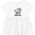 thumbnail image 3 of Inktastic Grandchild Best Abuela Ever Girls Baby Dress, 3 of 5
