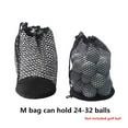 thumbnail image 6 of Yesfashion Sports Mesh Net Bag Black Nylon golf bags Golf Tennis 16/32/56 Ball Carrying Drawstring Pouch Storage bag (not include balls), 6 of 7
