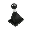 thumbnail image 1 of Perillas de cambio manual de 5 velocidades Unique Bargains con cubierta - Perilla de palanca de cambios - para Audi A3 2008-2013 de cuero sintético 1 pieza, 1 of 6
