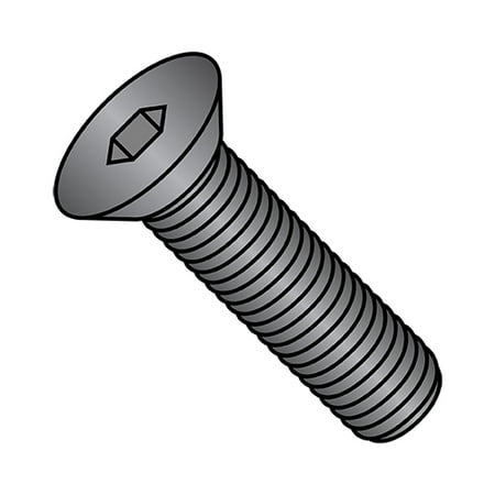 

8-32X5/8 Coarse Thread Flat Socket Cap Screw Plain (Pack Qty 100) BC-0810CSFL