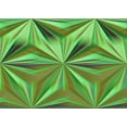 thumbnail image 1 of Ahgly Company Machine Washable Indoor Rectangle Transitional Green Area Rugs, 7' x 10', 1 of 7