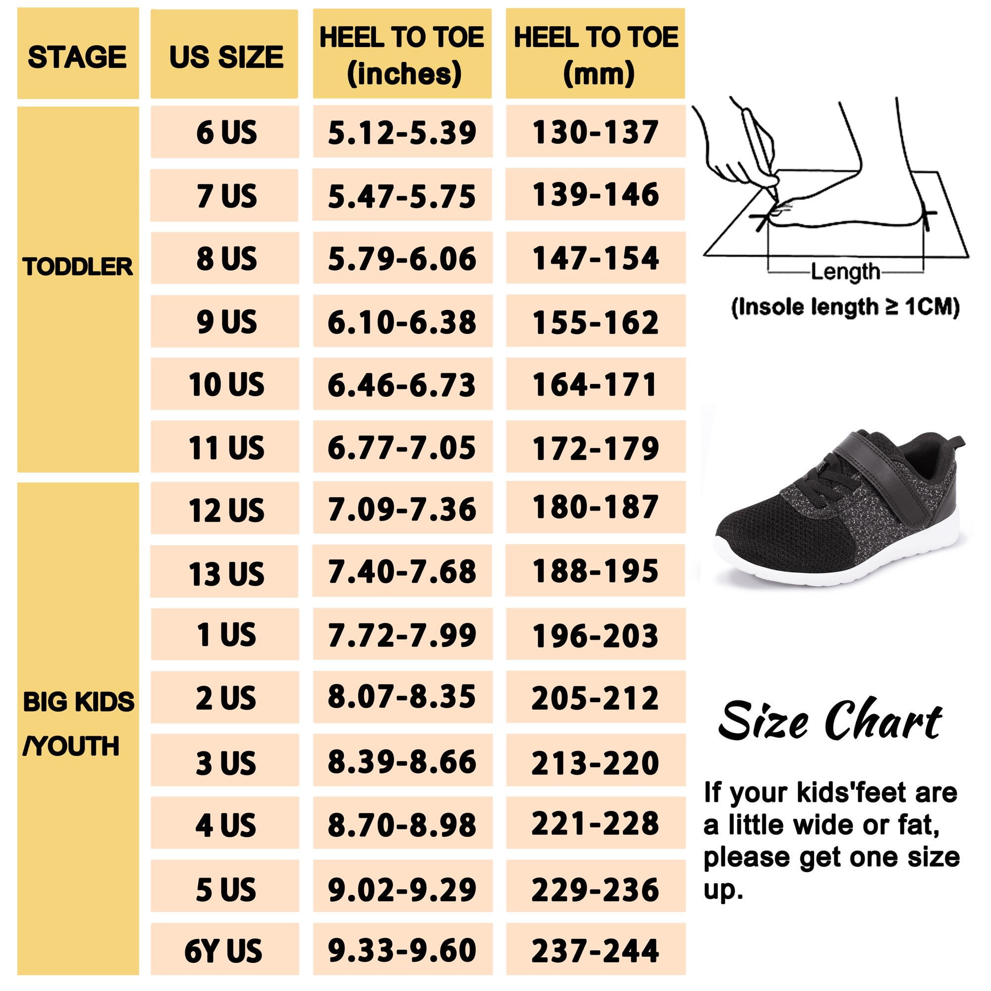 HARVEST LAND Girls Glitter Sneakers Slip-on Athletic Tennis Shoes for Boys Toddler Little/Big Kids
