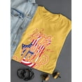 thumbnail image 3 of 4Th Of July Flag Spray T-Shirt Women -Image by Shutterstock, Female Large, 3 of 4