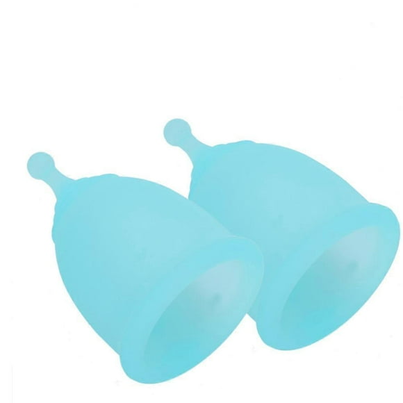 Women Menstrual Cup Feminine Hygiene Cup Cleaning Machine Set Menstruation Supplies ReusableL x 2