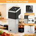 thumbnail image 6 of Sous Vide Machine 1600W 70l, IPX7 Waterproof Commercial Cooker, Fast Heating Immersion Circulator With Timer, Accurate Temp Control, Low-Temp Cooking, Stainless Steel, Quiet, Easy Storage, 6 of 8