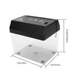 thumbnail image 4 of Portable Electric Paper Shredder USB Battery Powered Shredder Document Paper Cutting Tool Office --(WR)[C], 4 of 5