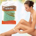 thumbnail image 2 of 100g Cera Depilatoria Sólida Gránulos Tratamiento Cera Granos Cera para Depilación Cuerpo Sin Papel (árbol Té), 2 of 9