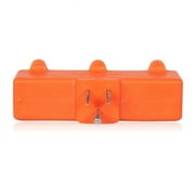 Maxxima Heavy Duty 3 Outlet Grounded Plug Adapter (Pack of 4)
