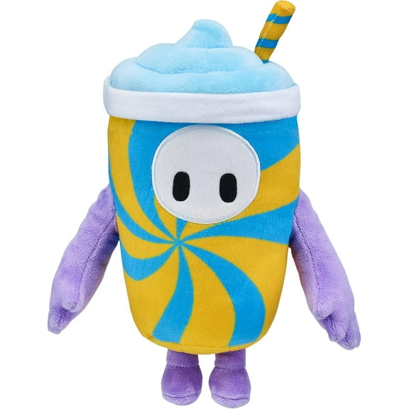 FALL GUYS Moose Toys Blue Freeze Bean Skin Official Collectable 8" Cuddly Deluxe Plush Toy