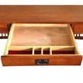 thumbnail image 4 of Crafters and Weavers Arts and Crafts 3-Drawer Wood Library Desk in Cherry, 4 of 4