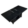 thumbnail image 5 of Yves Rubbed Charcoal Wood Counter Height Dining Table with Storage, 5 of 11