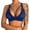 Blue, variant on PATLOLLAV Sexy Womens Girl Hollow Out Elastic Cage Bra Bandage Strappy Halter Bra
