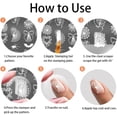 thumbnail image 7 of 3pcs Spider Web Nail Stamping Plates Nail Art Plates Gothic Nails Image Plates Spooky Cobwebs Patterns Manicure Art Templates, 7 of 7