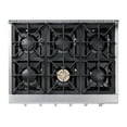 thumbnail image 3 of Thor Kitchen Cuisinière à Gaz Professionnelle de 36 Pouces en Acier Inoxydable-HRT3618U, 3 of 3
