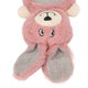 thumbnail image 4 of Plush Dog Toy Squeaky Soft Teeth Cleaning Interactive Cute Stuffed Pet Chewing Toy for Small Medium Dogs Pink Rabbit, 4 of 4