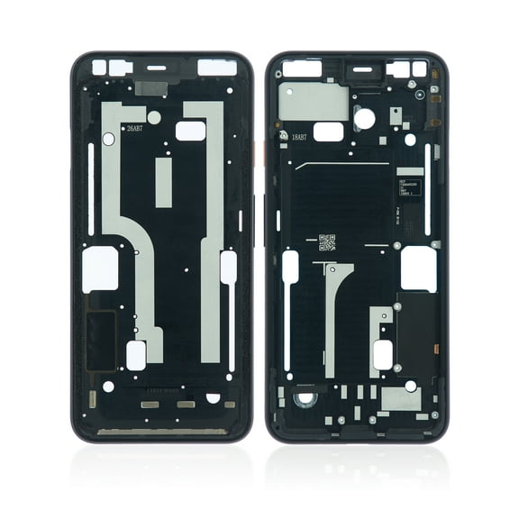 Replacement Mid-Frame Compatible For Google Pixel 4 (Pink Power Button)