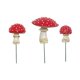 thumbnail image 5 of 3 estacas de hongos para jardín, estatuas en miniatura brillantes, manualidades de bonsái, pequeños adornos para césped, decoración de jardín de, 5 of 8
