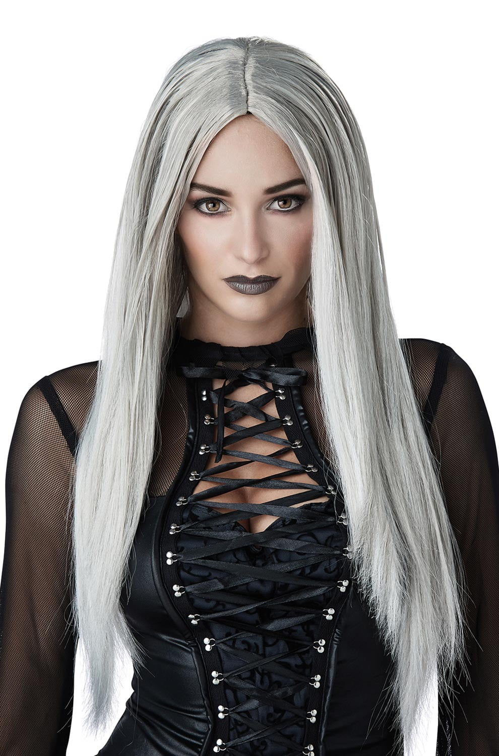 gray hair wig costume