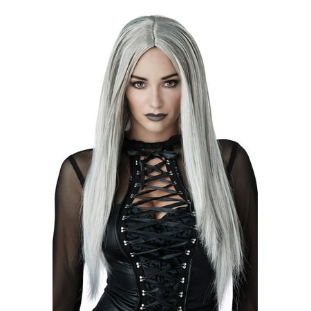 Grey Gothic Matriarch Adult Wig