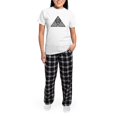 thumbnail image 5 of CafePress - Celtic Pyramid Women's Light Pajamas - Women's Short Sleeve Print T-Shirt and Pants Light Cotton Pajama Set, 5 of 7